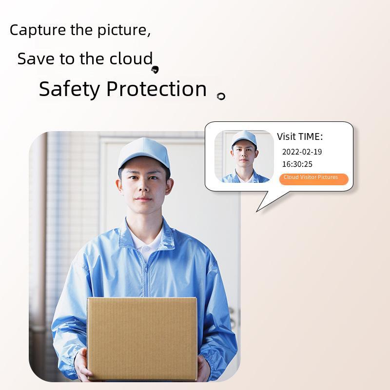 D9 Smart Video Doorbell with Universal Remote, Home Monitoring, Video Intercom, and HD Night Vision.