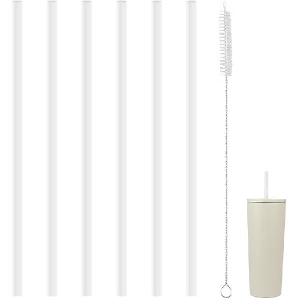 Replacement Straws Compatible With Simple Modern 24oz ulated Tumbler, with 1 Brush (6 Pack for 24oz) 6 Pack for 16oz
