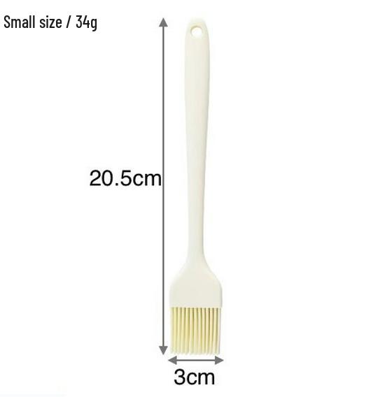 Food-Grade Silicone High-Temp Resistant Baking & BBQ Oil Brush - Anti-Scald Design