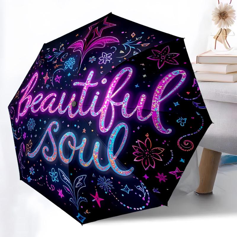 1pc Beautiful Soul Automatic Opening/Closing Umbrella with Operation & Windproof Canopy yy260311087