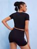 European & American Seamless Yoga Set: Elastic Vest & High Waist Hip-Lifting Long Pants
