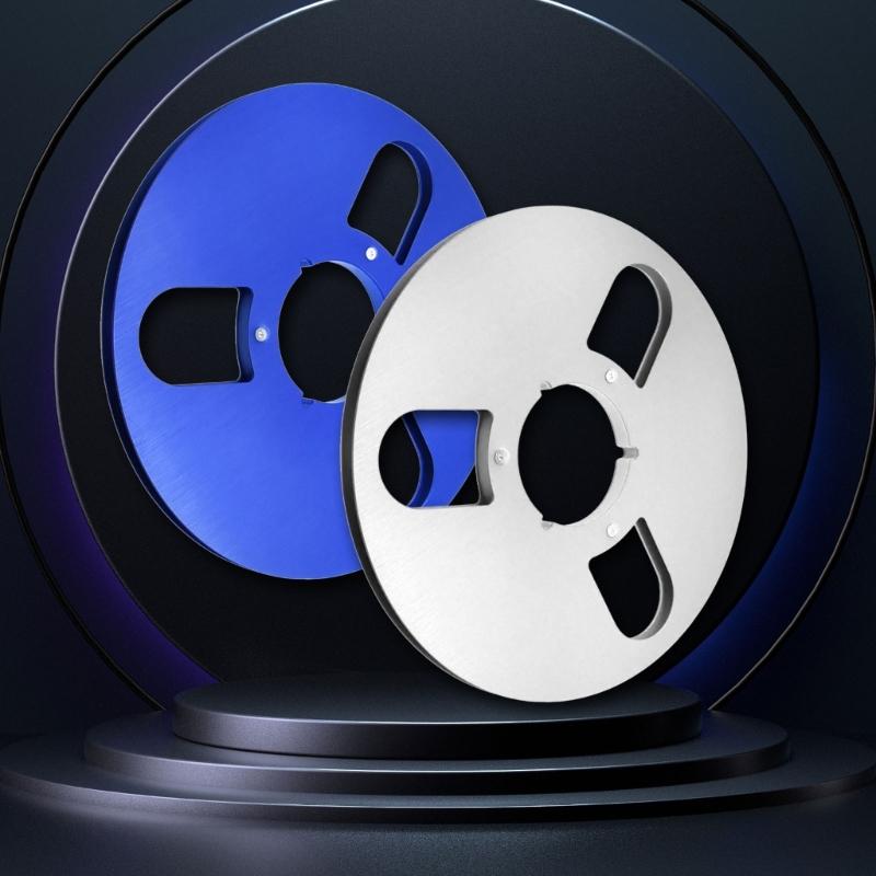 New 3 Hole Aluminum Reel With 1/4 10.5Inch Open Tape And Nab Hub Disk For Professional Recording