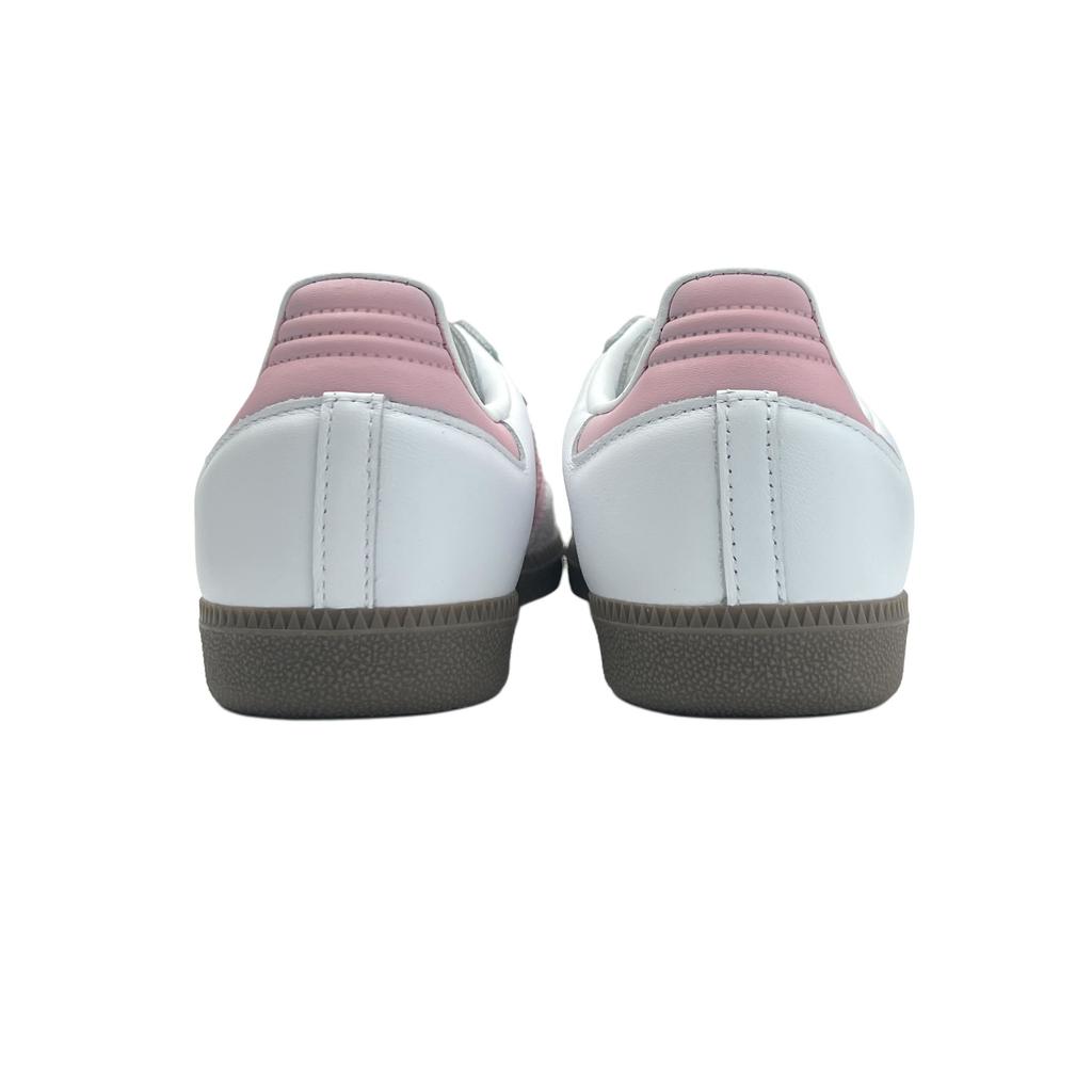 Adidas Originals SAMBA OG Non slip Lightweight Low top Skateboard Shoes Unisex White Pink B75806(Team801-)