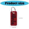Creative Blood Type Keychain Fashionable Keyring Gift for Friend and Family Embroidered Key Holder Bag Accessories