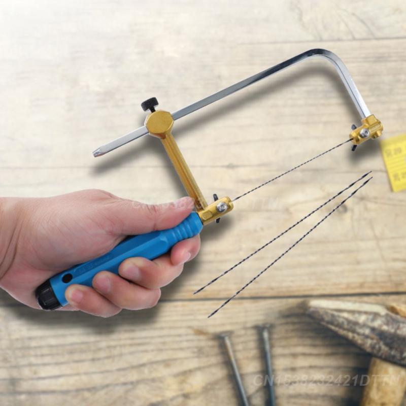 Saw Bow Multifunctional Mini Tool Kits Tools Arm Saw Antiskid Hand Handle Saw Bit Woodwork Tools U-shaped Adjustable Handsaw