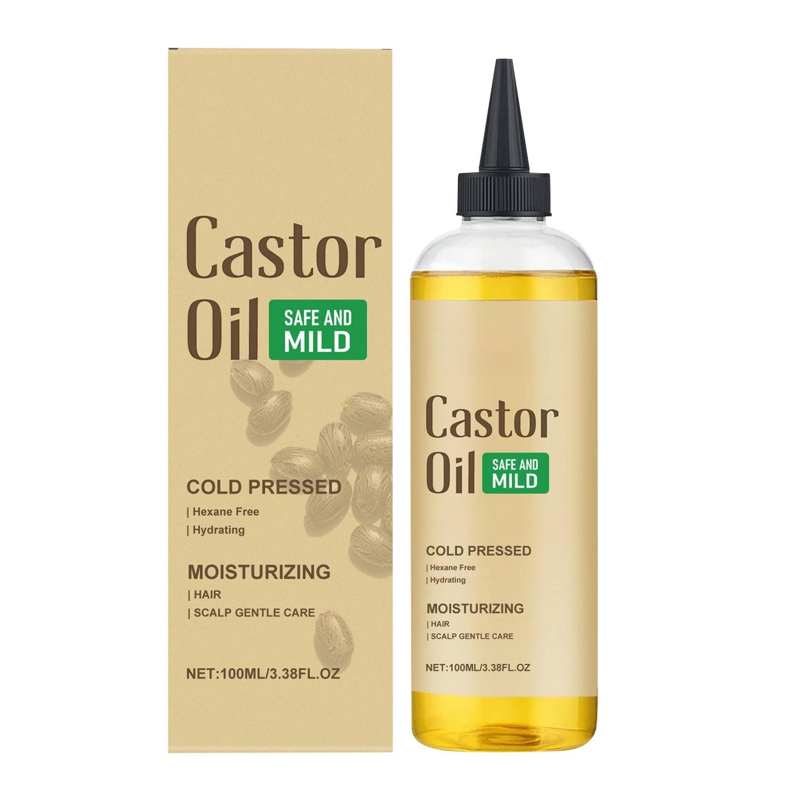 

Уход за волосами Касторовое масло Питательное масло для ухода за кожей головы Легкое, легко впитывающееся и многофункциональное увлажняющее масло, 100 мл белый