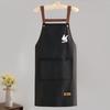 Waterproof and Oil-resistant Apron, Household Kitchen Work Clothes Apron