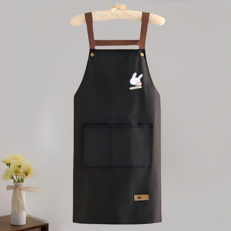 Waterproof and Oil-resistant Apron, Household Kitchen Work Clothes Apron