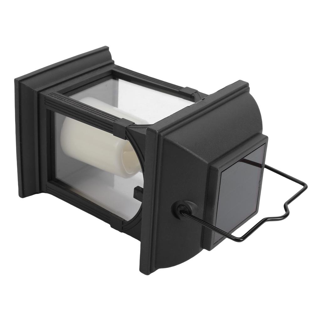 Solar Hanging Lantern LED Light Garden Lamp with Flickering Flameless Candle Rainproof Outdoor Hanging Candle Lantern