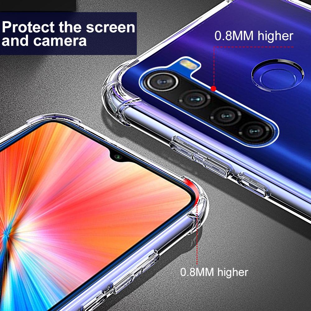 Luxury Shockproof Silicone Case For Xiaomi Redmi Note 8 Pro Note 8T Redmi 13C 4G Cover Redmi Note 11 12 13 Pro Plus 5G Shell