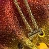 Sparkling Rainbow Gradient Bucket Bag With Rhinestone Chain Strap Crossbody Handbag Street Style Daily Wear