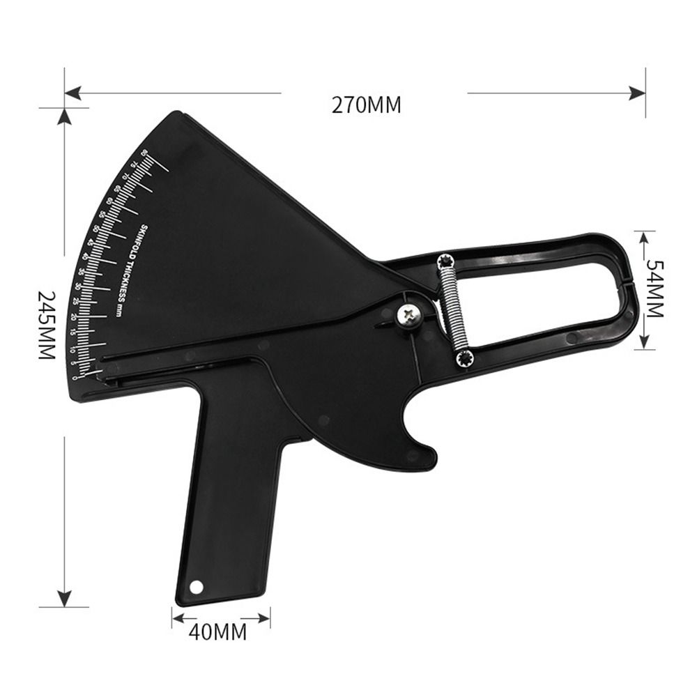 Test Instrument Professional Clamp Shaped Ruler Sebum Caliper Analyzer Body Fat Measure Tester
