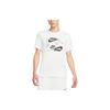 Nike T Shirts Men's White Crew Neck Moderate Straight Fit DR7816-100