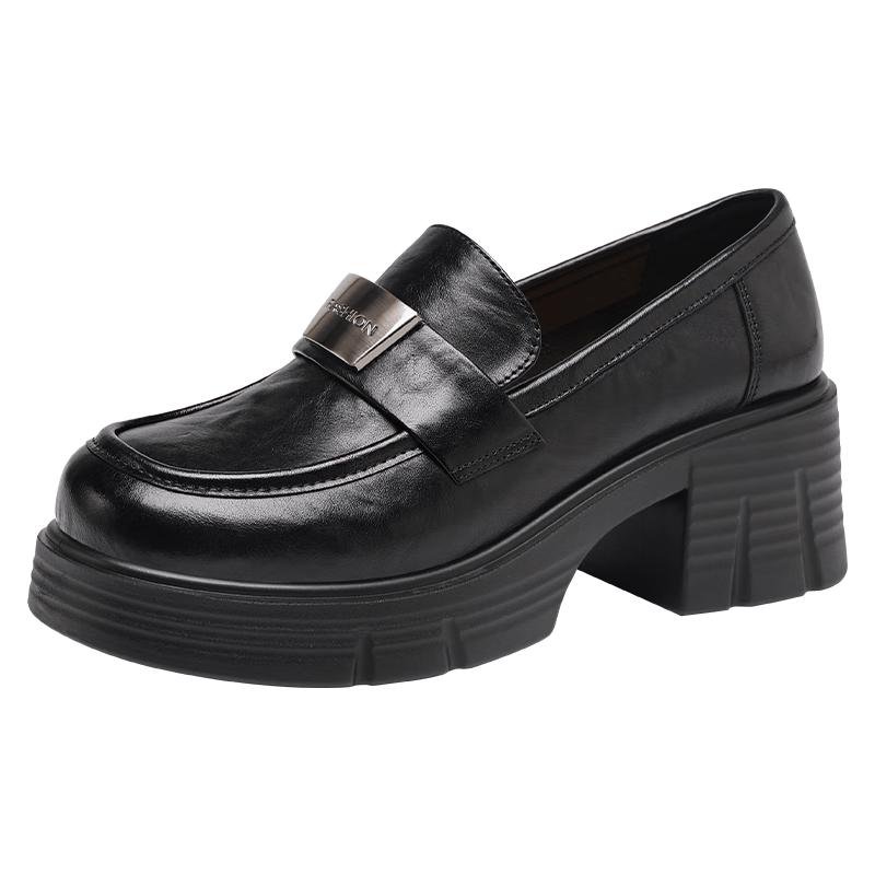 Red Dragonfly Women s Slip-On Leather Platform Loafers EU 36
