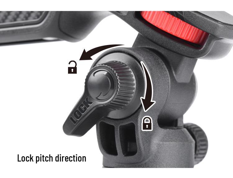 Mantis Lightweight Vlog Tripod for Handheld and Desktop Use - Ideal for Low Angle Shots and Climbing Stairs