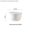 Ceramic Steamed Egg Bowls with Lids