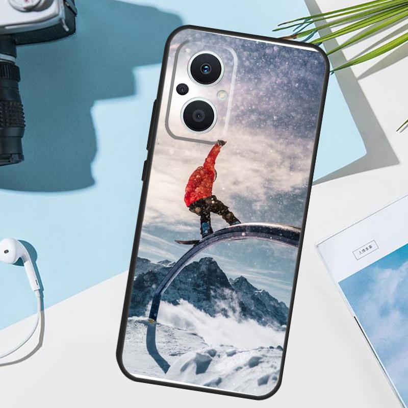 Sports Snowboarding Case For OPPO Reno 13 13F 12 11 F 8T 7 8 10 Pro OPPO Find X8 X6 Pro X3 X5 Lite Cover Funda