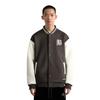 Li Ning BADFIVE Baseball Jacket Men's Dark Chocolate Umber/Ecru AJDV003-1