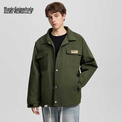 Mark Fairwhale Men's Multi-Pocket Casual Jacket