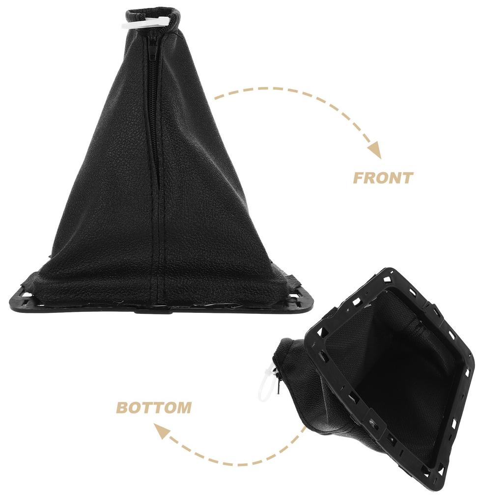 DECORNIJIA Gear Shift Boots Interior Shift Knob Cover Durable Dustproof Cover for Manual Car Sealing Anti-Wear Long Lasting Protection Design