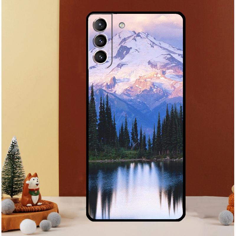 Nature Forest Mountain Case For Samsung Galaxy S24 S26 Ultra S22 S23 S25 Ultra S20 S21 Plus S10 S25 FE Cover Funda