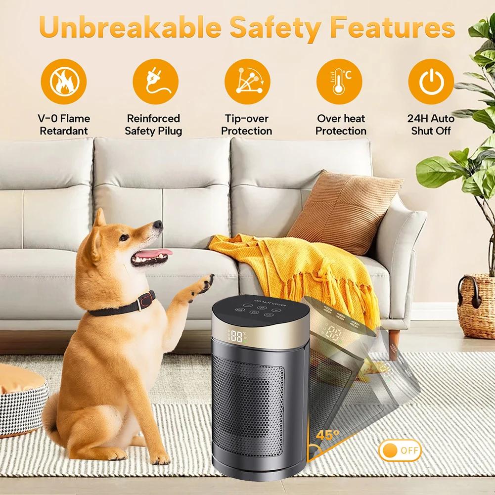 

Space-Saving Heater 18x18x27.5cm Energy Saving Heater 7-Layer Safety System Compact Structure Fast Heating Technology China Mainland