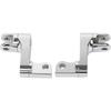 Chrome Driver Passenger Male Mount Foot Peg Extensions for Harley Dyna Softail Fat Boy Sportster Touring Electra Glide Street Glide Chopper Move