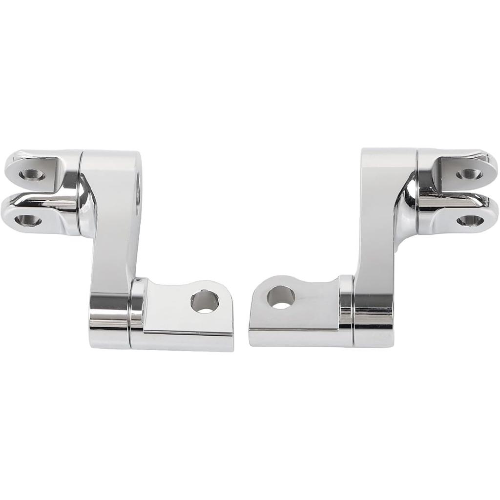 Chrome Driver Passenger Male Mount Foot Peg Extensions for Harley Dyna Softail Fat Boy Sportster Touring Electra Glide Street Glide Chopper Move