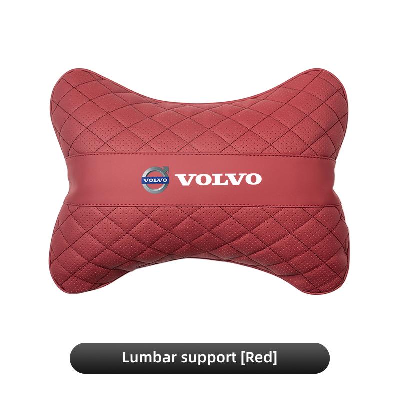 AAKC1 Car Headrest Neck Pillow Lumbar Support Cushion Suit Auto Accessories For Volvo Xc60 Xc90 V40 V60 S60 V50 V90 S80 C40 XC40 V70