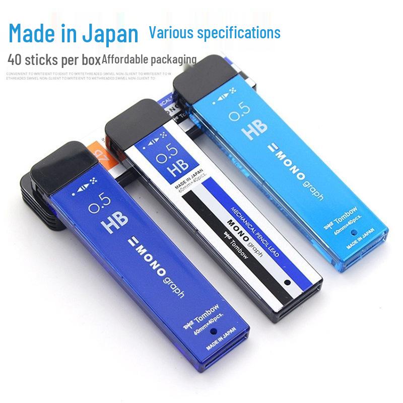 TOMBOW Dragonfly Mechanical Pencil Lead Refill 0.3/0.5mm 2B/HB for R3/R5-MG Pencils