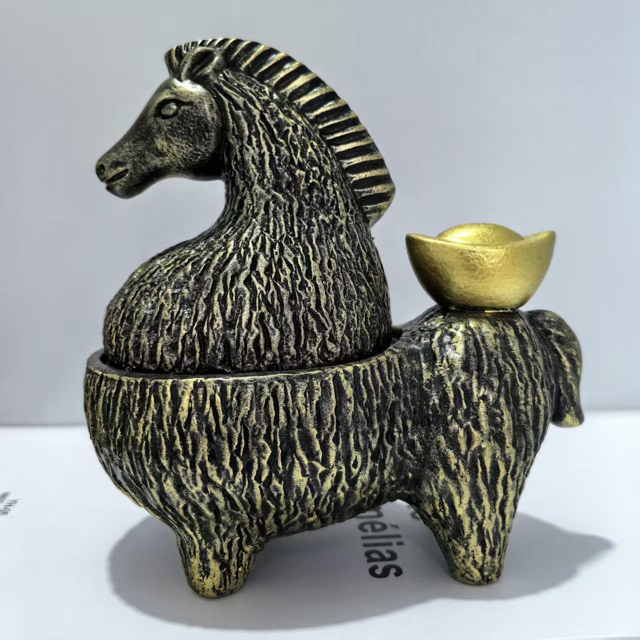 Instantly Rich Creative Ceramic Decorations for Entryway and Living Room  High-end and Multi-functional серый