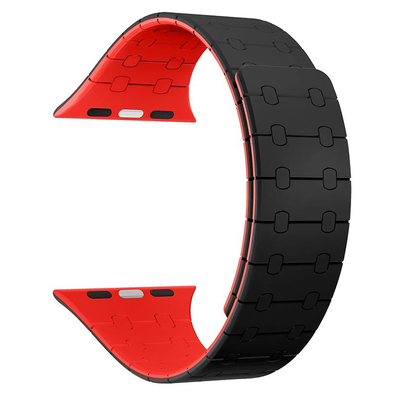 Silicone Magnetic Strap for Apple Watch Band Ultra 2 49mm 44mm 40mm S10 46mm 42mm 41mm 45mm Bracelet IWatch Series 9 8 7 6 SE 5