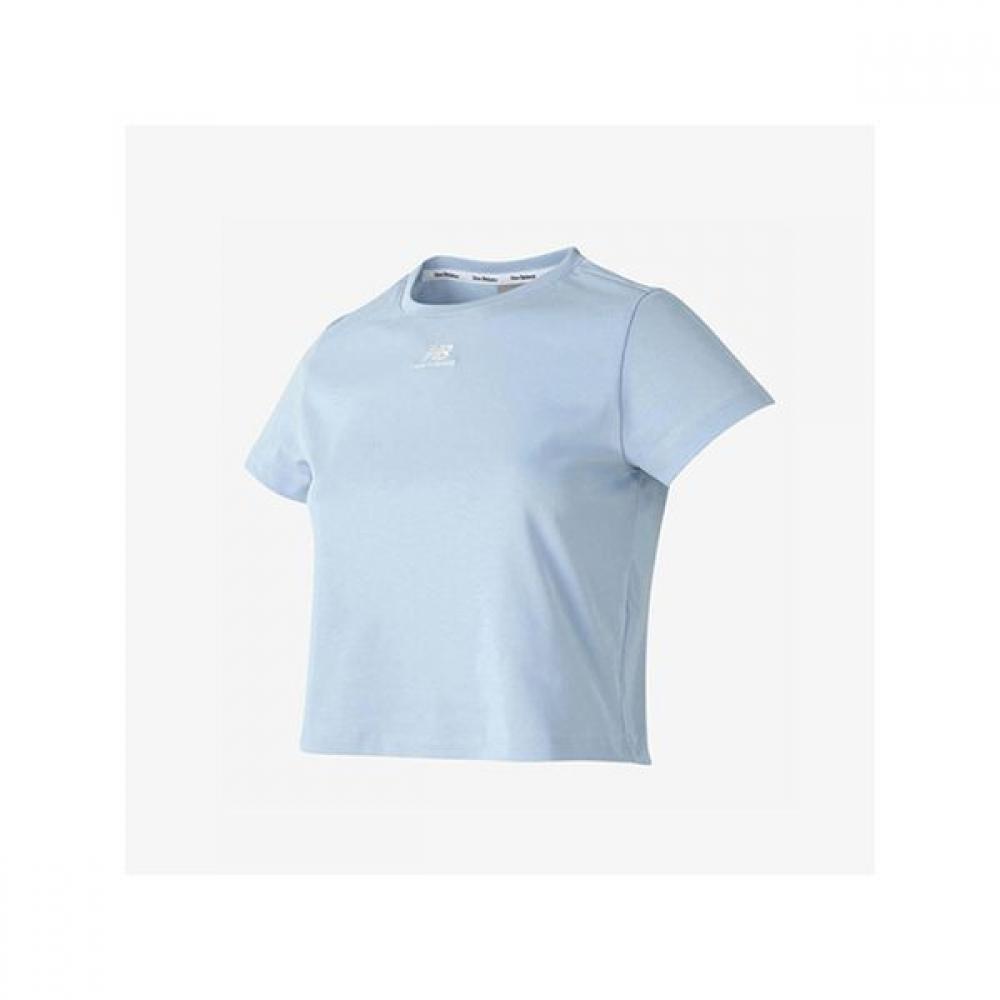 

New Balance Футболка Half Club New Balance Women S Center Logo Slim Fit с коротким рукавом Nbned 85