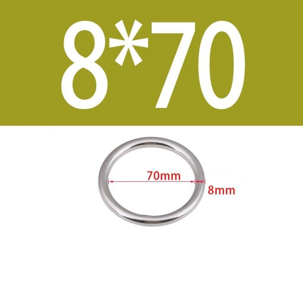 M4 M8 Yoga Hanging Rings Anti Corrosion O Rings Load Bearing Stainless Steel Rings Yoga Training