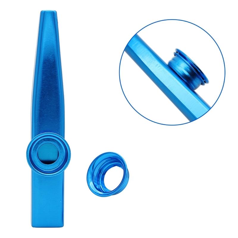 Metal Kazoos With Kazoo Flute Diaphragms Mouth Kazoos Ukuleles Companion Standard Common Size Musical Instruments Parts