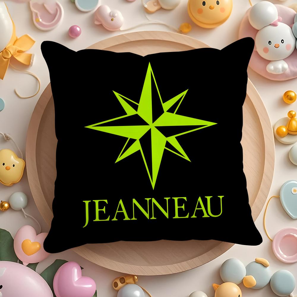 J-Jeanneau Yachts Logo Cushion Cover Home & Car Multi-Scene Pillow Cover - Reversible, Soft & Durable for Daily Use