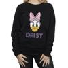 Disney Womens/Ladies Daisy Duck Face Sweatshirt