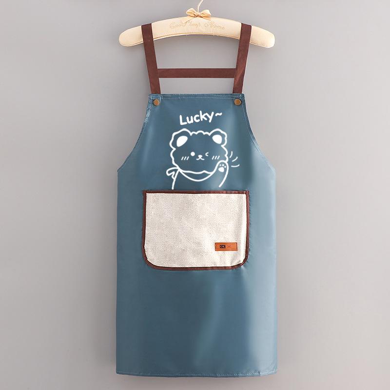 Waterproof and Oil-Proof Long Sleeve Kitchen Apron for Adults