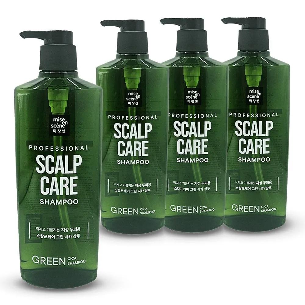 

mise en scène Scalp Care Green Cica Shampoo 680ml 4 bottles