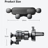 Gravity Car Air Vent Outlet Clip Phone Holder Universal Phone Mount For Car Support Telephone Mobile Phone Holder In Car