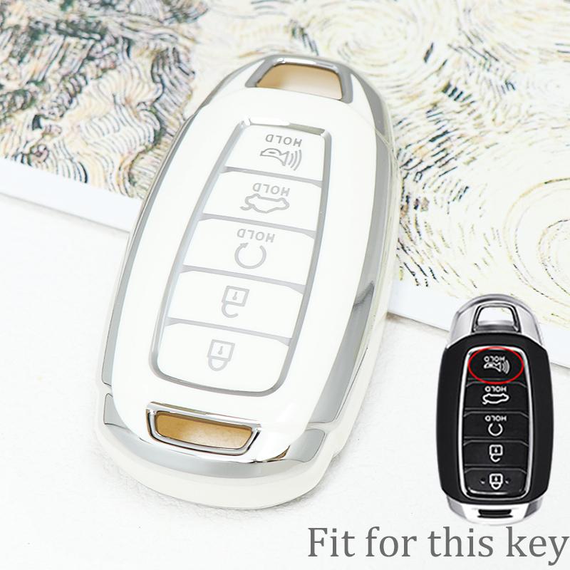 3 4 5 Button Car Key Fob Case Key Fob Cover For Hyundai I30 Ix35 Kona Encino Solaris Azera Grandeur Ig Accent Santa Fe Palisade