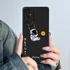 For Samsung Buddy 2 Phone Case Astronaut Back Cover For Galaxy Buddy2 Funda Soft Liquid Silicone Camera Protection Bumper Coque