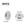 Tarnish Resistant 304 Stainless Steel Spacer Beads, Flat Round, Stainless Steel Color, 10x2mm, Hole: 2mm