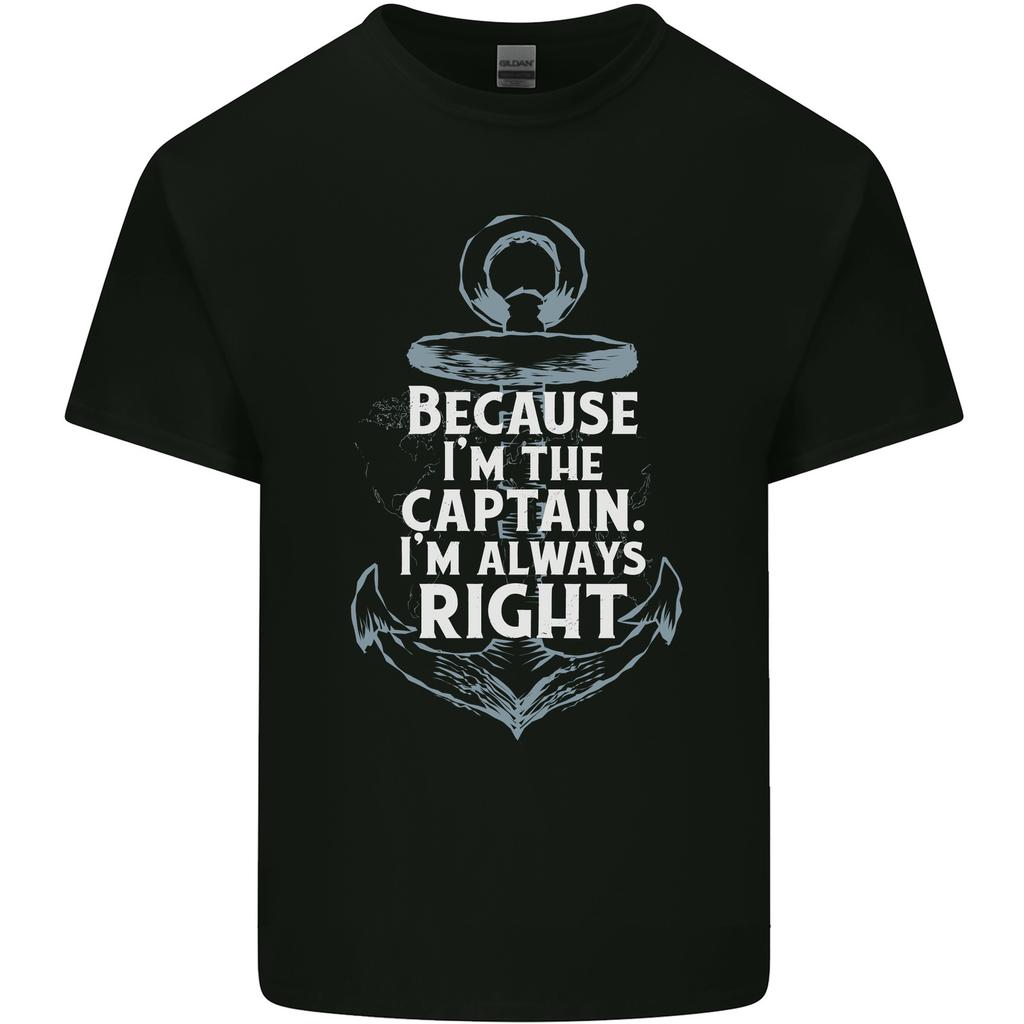 Sailing Captain Narrow Boat Barge Sailor Unisexs Light Cotton TShirt