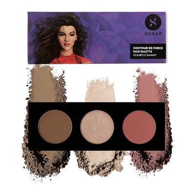 Cosmetics 01 Subtle Summit - Long Lasting Contour Blush Palette