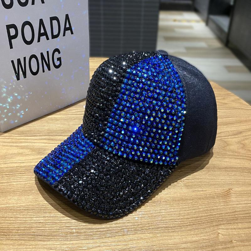 Handmade Diamond Studded Duckbill Cap Korean Style Trendy High-Quality Children'S Fashionable Face Enhancing Small Baseball Cap
