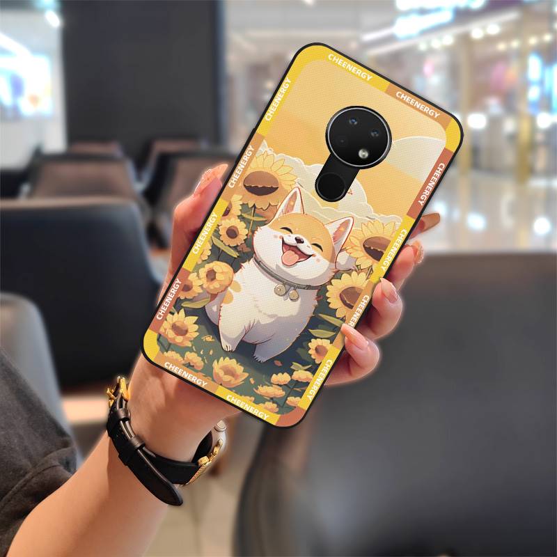 Dirt-resistant Durable Phone Case For Nokia 6.2/7.2 Silicone Anti-knock Graffiti Anti-dust Cartoon Phone Pouch Soft Case