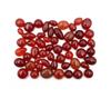 Natural Red Onyx Mix Shape Cabochon Loose Gemstone Lot 30-35 Pcs 7-11 MM 100 CT Red Onyx Cabochon Gemstone For Jewelry Making