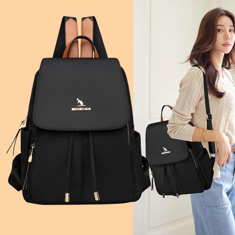 Mochila de Ombro Duplo, Mochila Casual de Negócios para o Trabalho, Mochila Escolar Simples