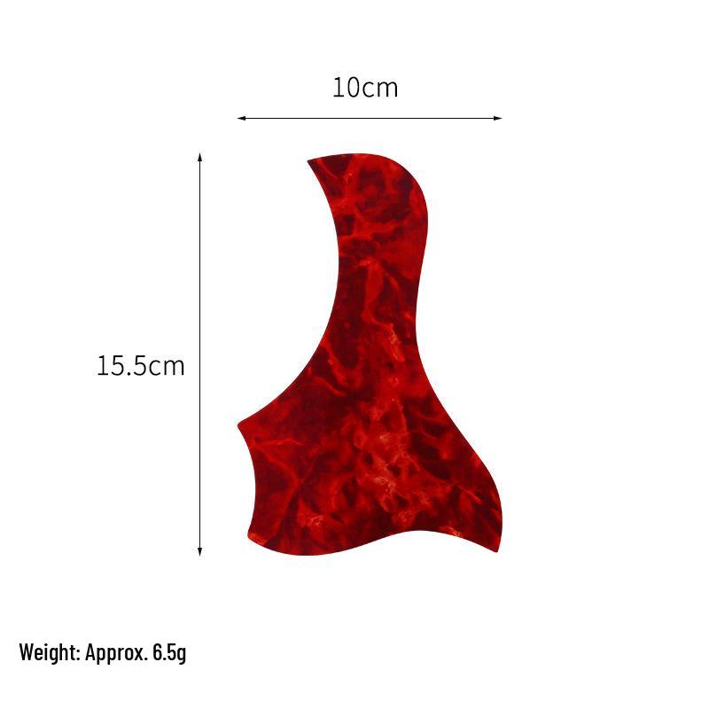 Gitaar slagplaat voor 38", 40", 41" – Gekleurde Onregelmatige Vorm, Geschilderd Stickerbord Accessoire